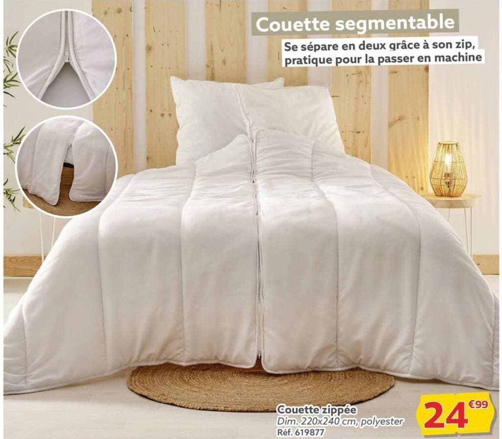 Couette segmentable