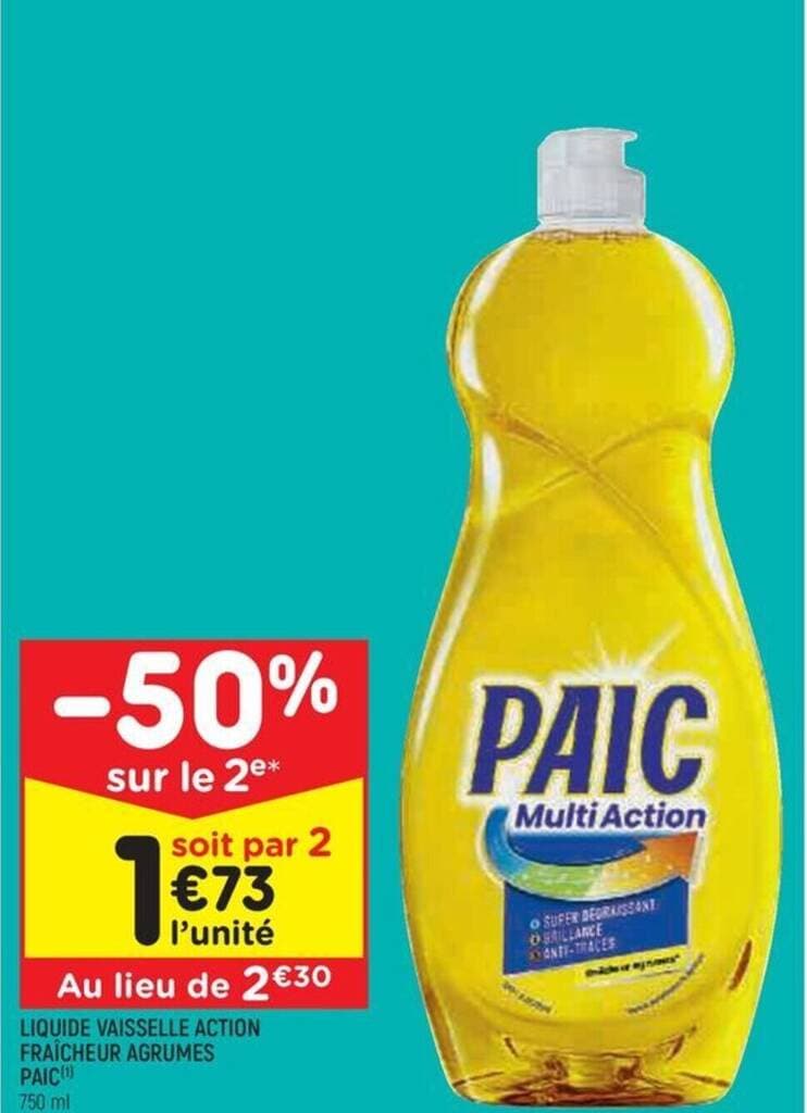 LIQUIDE VAISSELLE ACTION FRAÎCHEUR AGRUMES