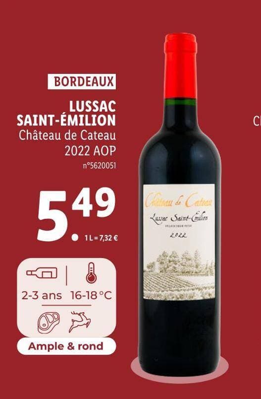 Château de Cateau LUSSAC SAINT-ÉMILION