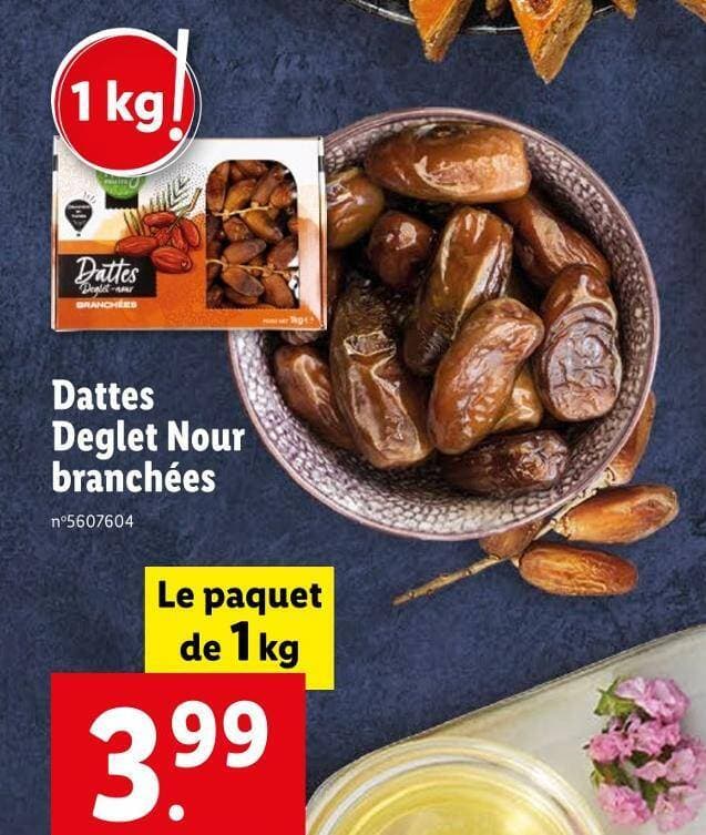 Holy Fruits Dattes Deglet Nour branchées