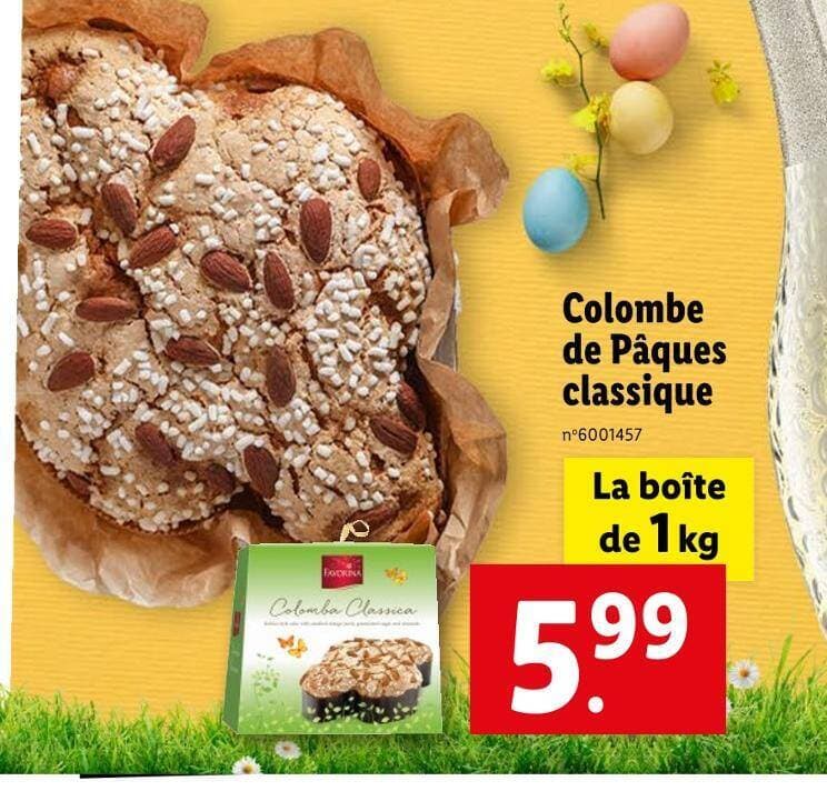 FAVORINA Colombe de Pâques classique