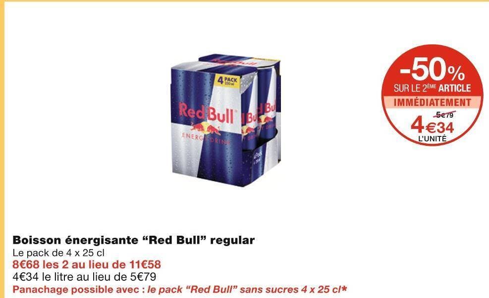 Red Bull Boisson énergisante regular