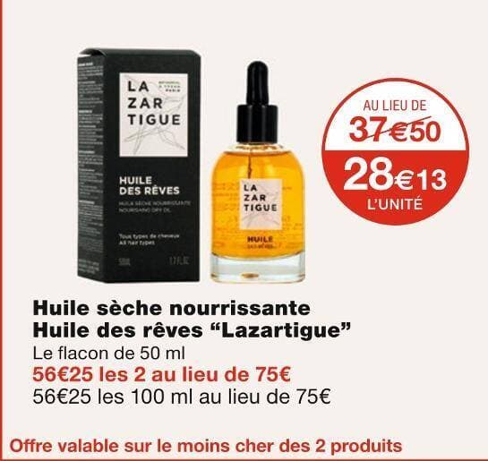 Lazartigue Huile sèche nourrissante Huile des rêves