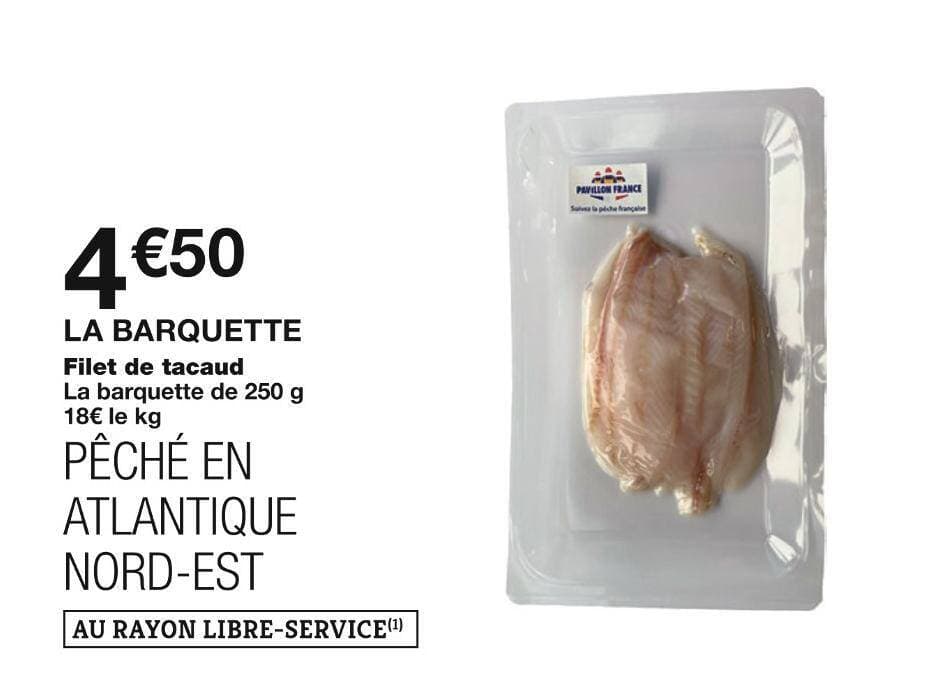 PAVILLON FRANCE Filet de tacaud