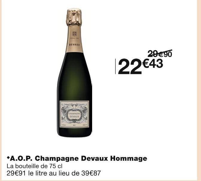 A.O.P. Champagne Devaux Hommage