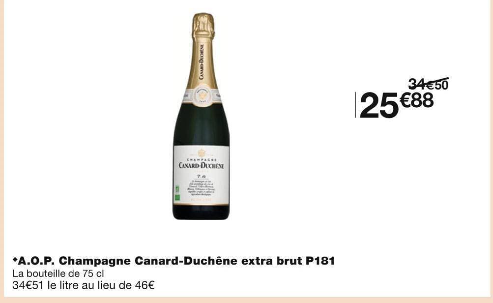 Canard-Duchêne A.O.P. Champagne extra brut P181