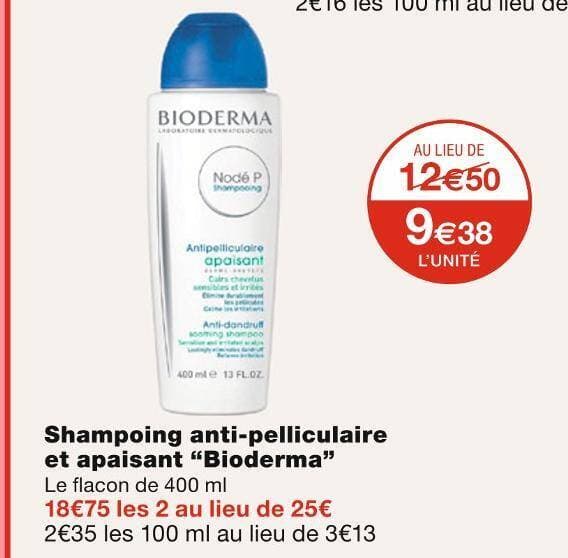 Bioderma Shampoing anti-pelliculaire et apaisant