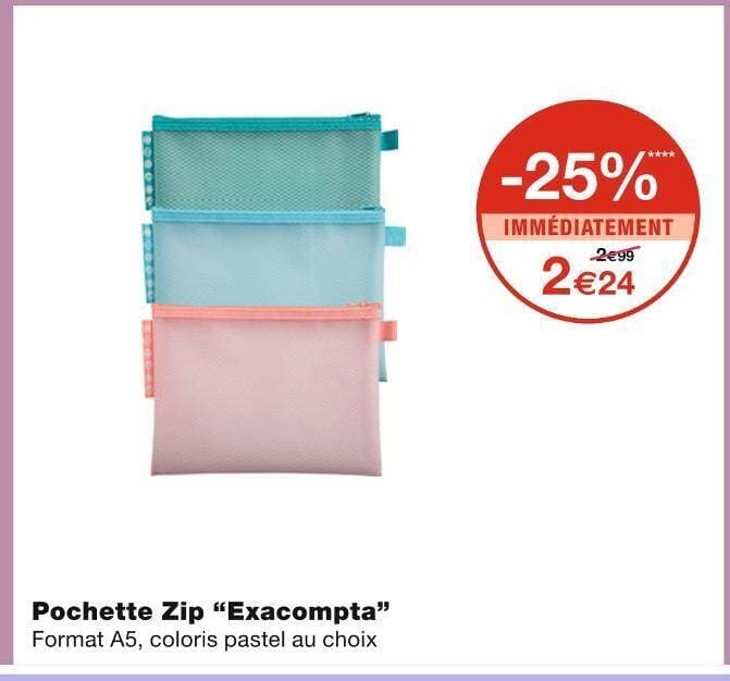 Exacompta Pochette Zip