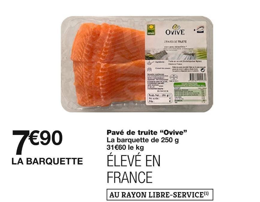Ovive Pavé de truite