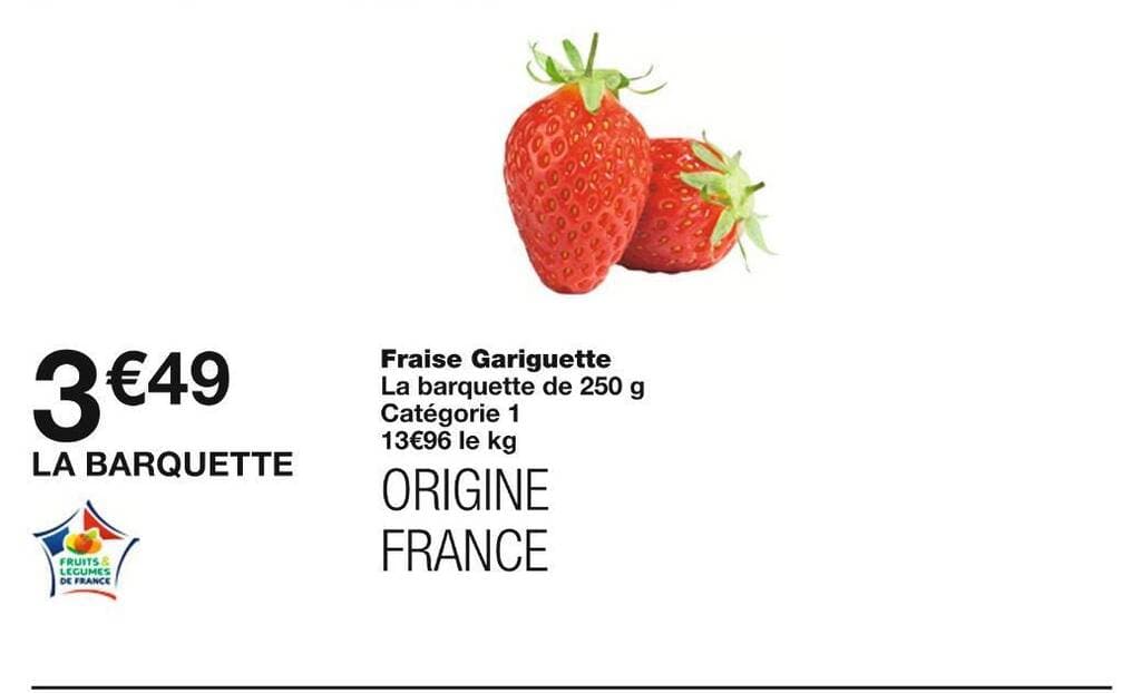 Fraise Gariguette