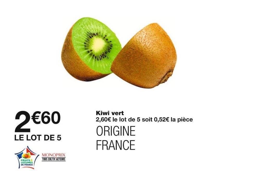 MONOPRIX Kiwi vert