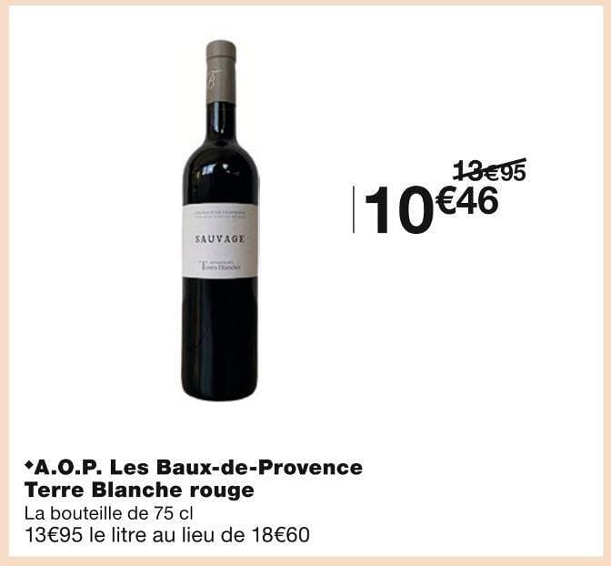 Terre Blanche A.O.P. Les Baux-de-Provence rouge