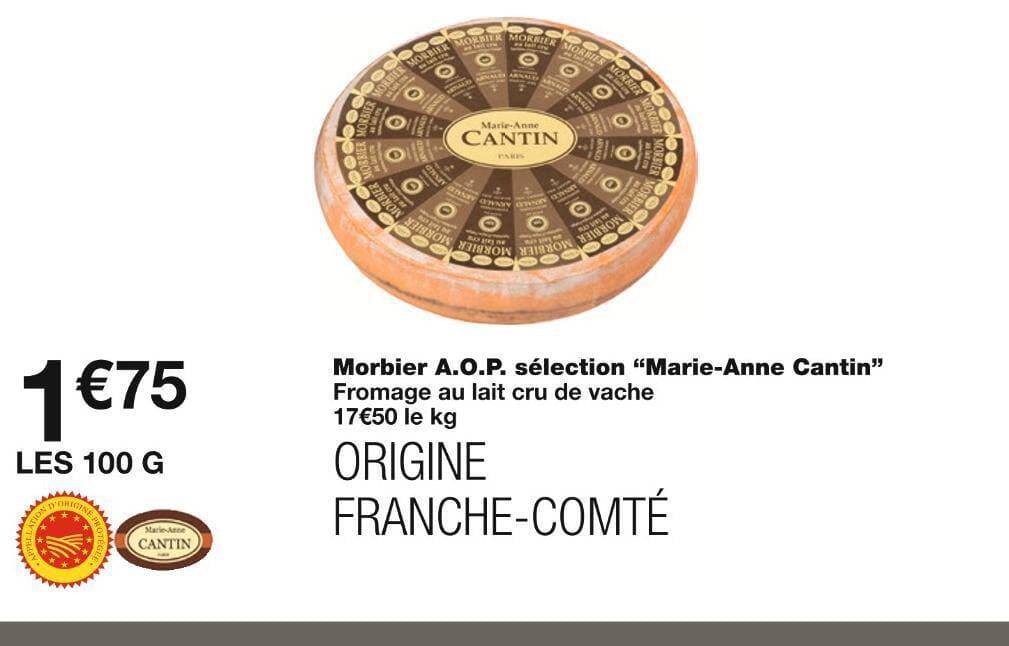 Marie-Anne Cantin Morbier A.O.P. sélection