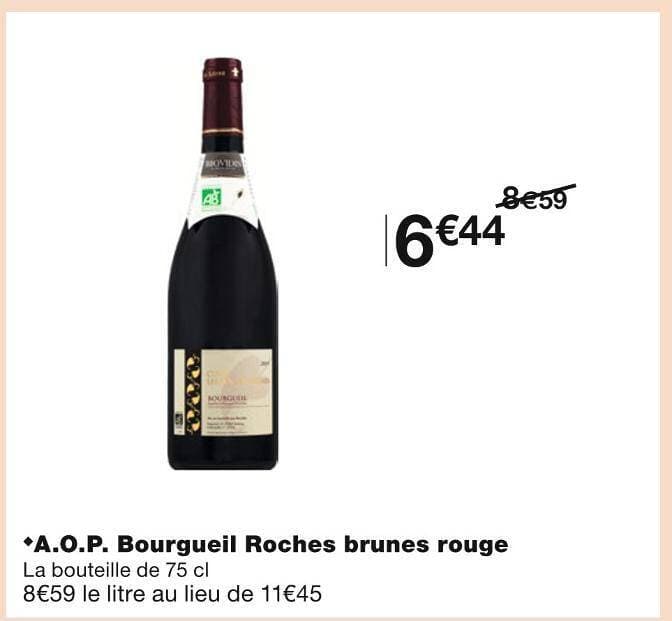 A.O.P. Bourgueil Roches brunes rouge