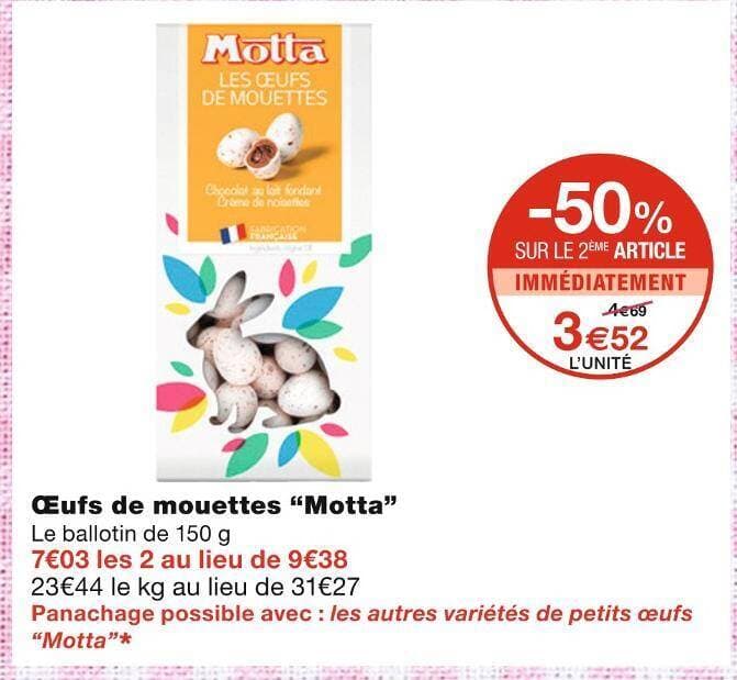 Motta Œufs de mouettes
