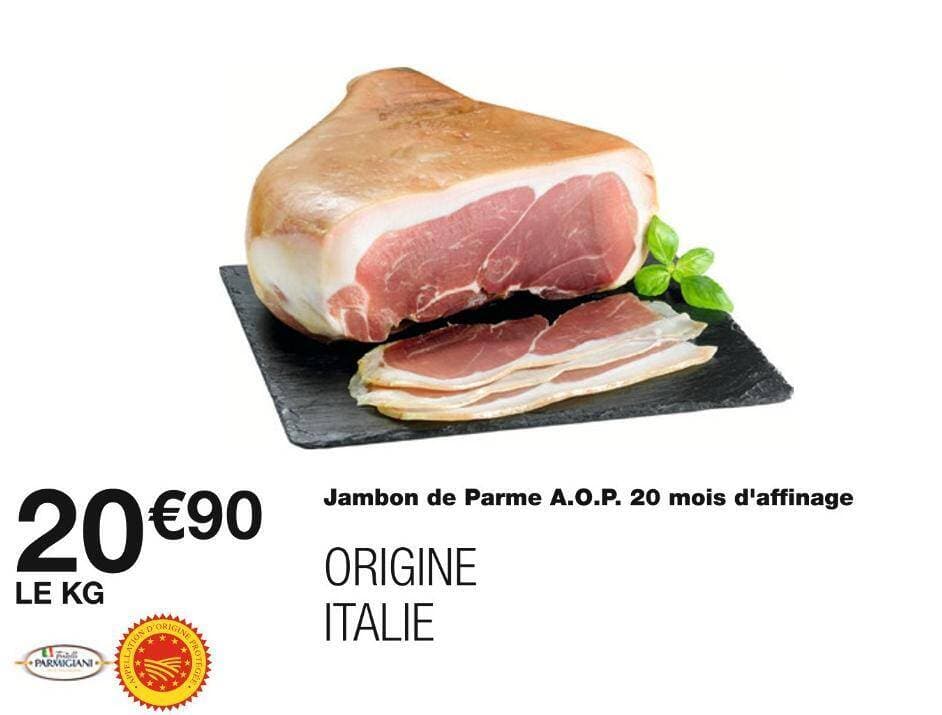 Fratelli Parmigiani Jambon de Parme A.O.P. 20 mois d'affinage