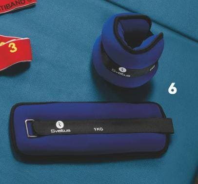 Sveltus PAIRE DE BANDES LESTÉES NÉOPRÈNE 1 KG