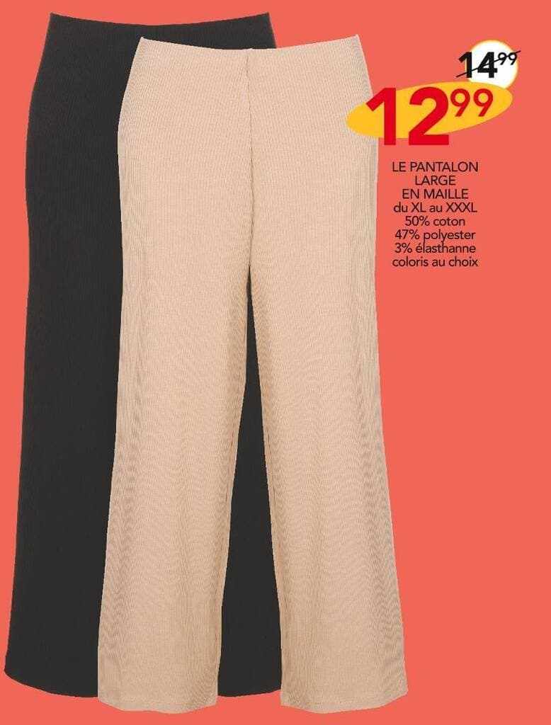 BELLA DIVA LE PANTALON LARGE EN MAILLE