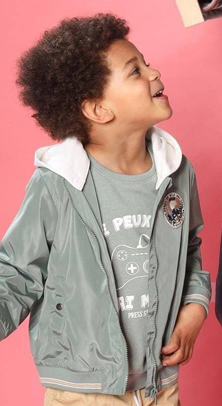 LA FABRIQUE DES GARÇONS LA VESTE AVEC CAPUCHE