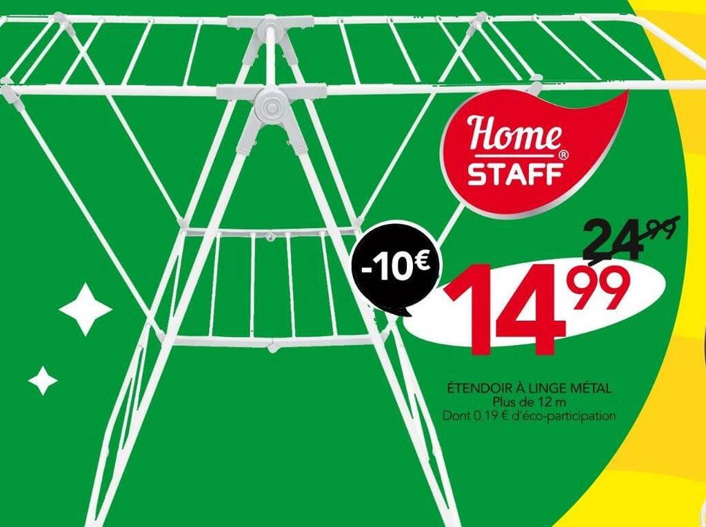 Home STAFF ÉTENDOIR À LINGE MÉTAL