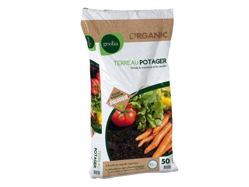 Terreau potager GEOLIA, 50 l