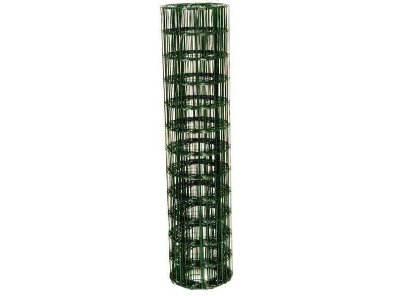 Grillage rouleau soudé vert, H.1 x l.20 m, maille 100X100