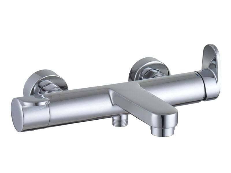 Mitigeur mécanique de baignoire chromé brillant, SENSEA Icone