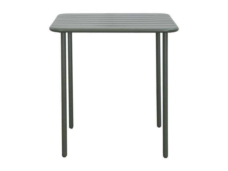 Table de jardin Café carré vert 2 personnes