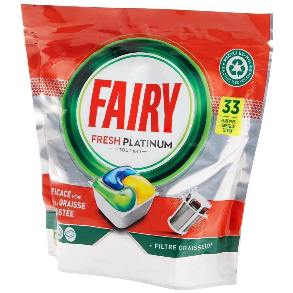 Fairy Tablettes pour lave-vaisselle Fairy Fresh Platinum