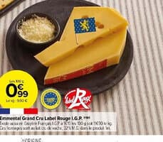 Emmental Grand Cru Label Rouge I.G.P