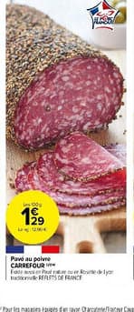 Pavé au poivre CARREFOUR