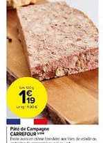 Pâté de Campagne CARREFOUR