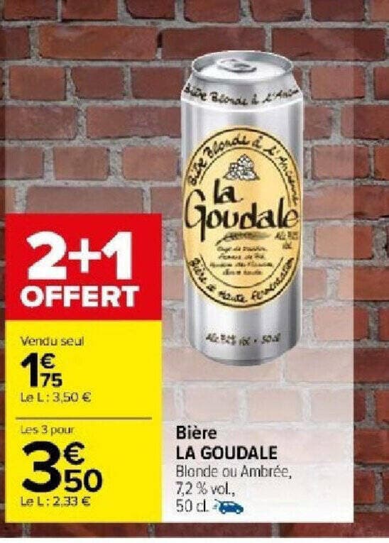 Bière LA GOUDALE