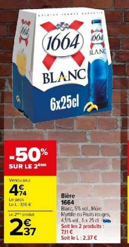 Bière 1664