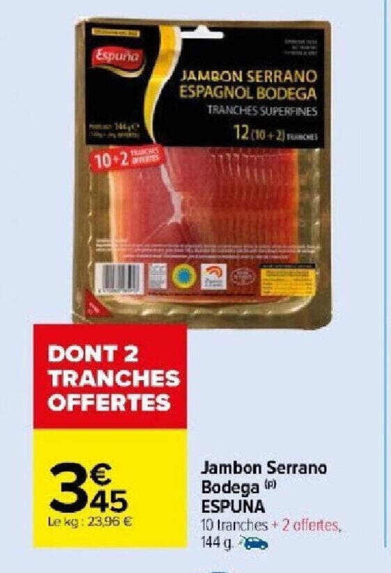 Jambon Serrano Bodega (p) ESPUNA