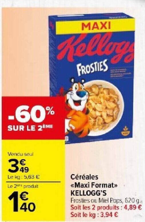 Céréales <<Maxi Format>>> KELLOGG'S