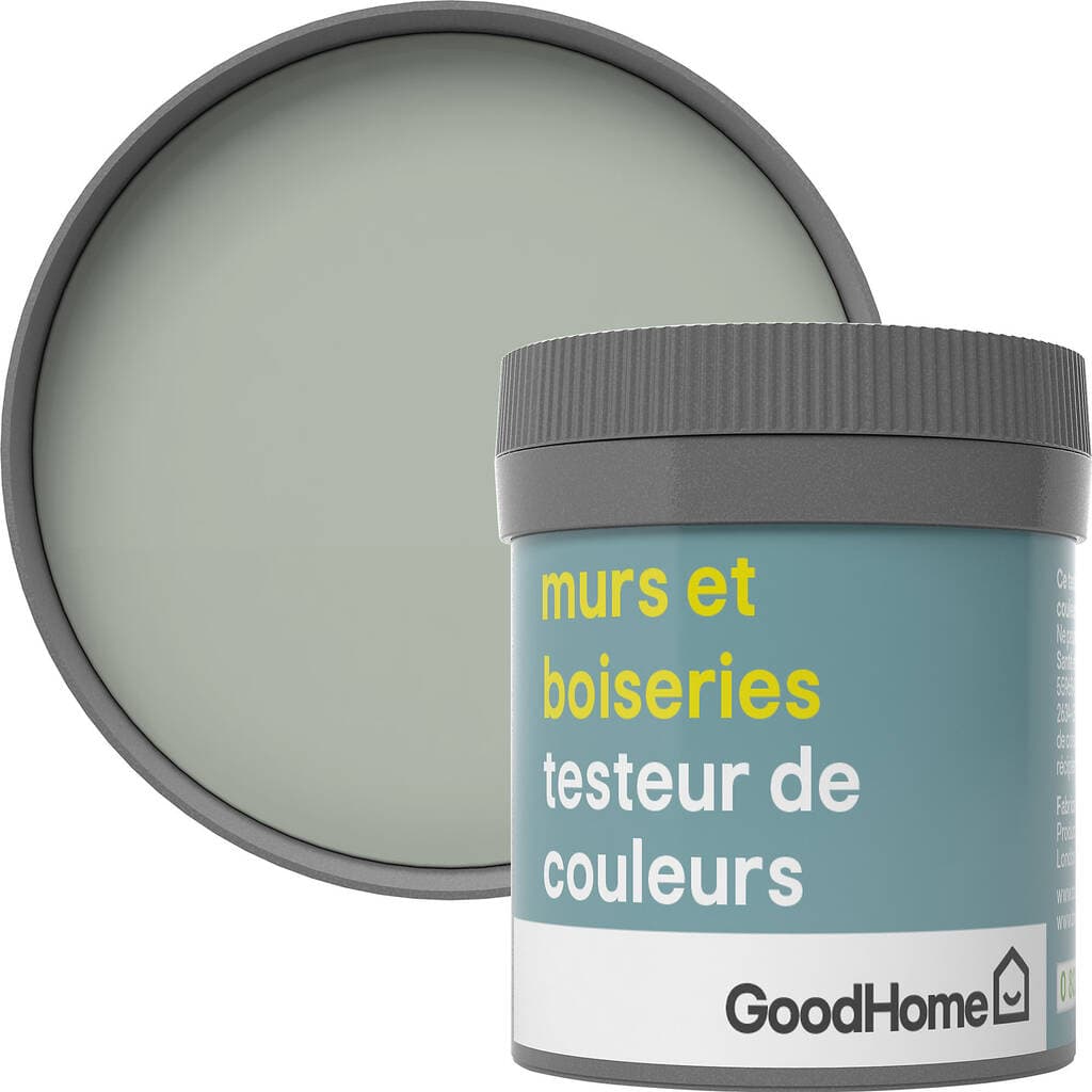 Testeur peinture murs et boiseries GoodHome vert Clontarf satin 50ml