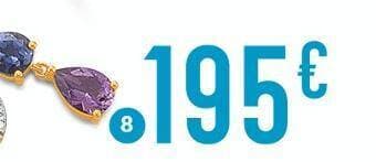 collier améthystes, cordiérite et diamant 0,01 ct, 42 cm, or jaune 1,77 g