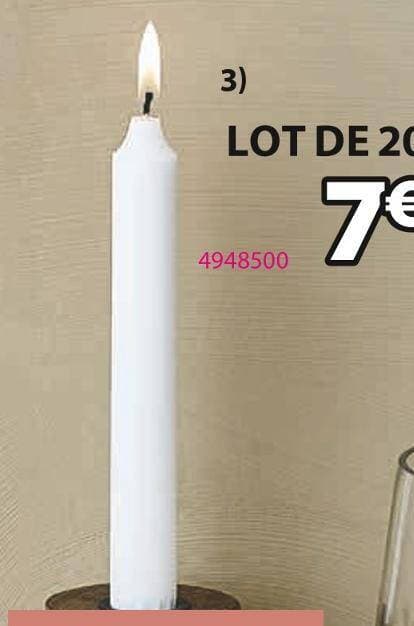 BOUGIE POUR CHANDELIER KARLPETER