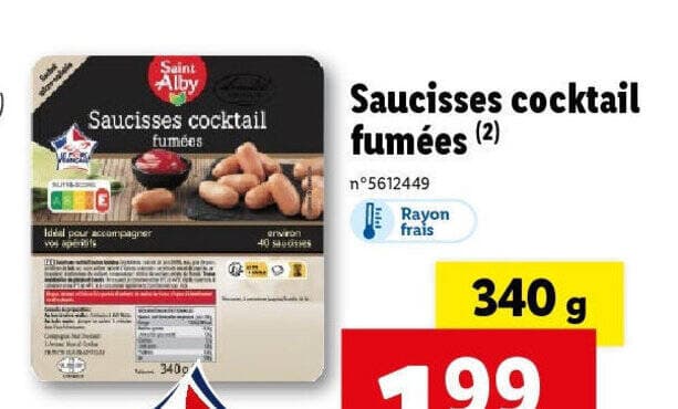 Saucisses cocktail fumées (2)