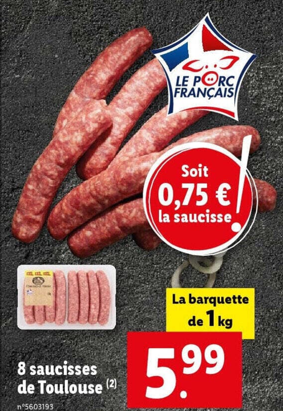 8 saucisses de Toulouse (2)