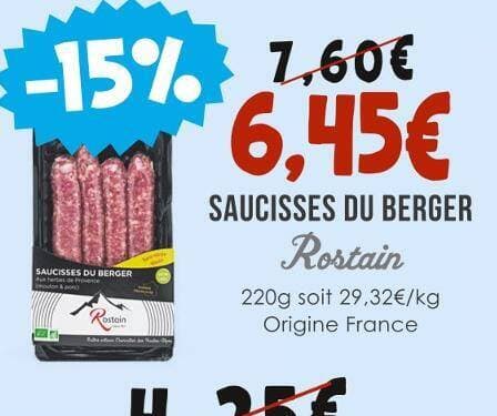 Rostain SAUCISSES DU BERGER