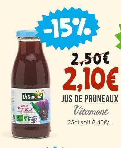 Vitamont JUS DE PRUNEAUX