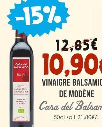Casa del Balsamico VINAIGRE BALSAMIQUE DE MODÈNE