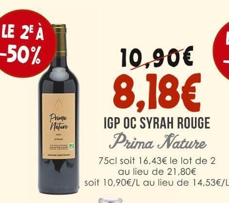Prima Nature IGP OC SYRAH ROUGE