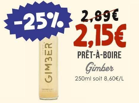 Gimber PRÊT-À-BOIRE