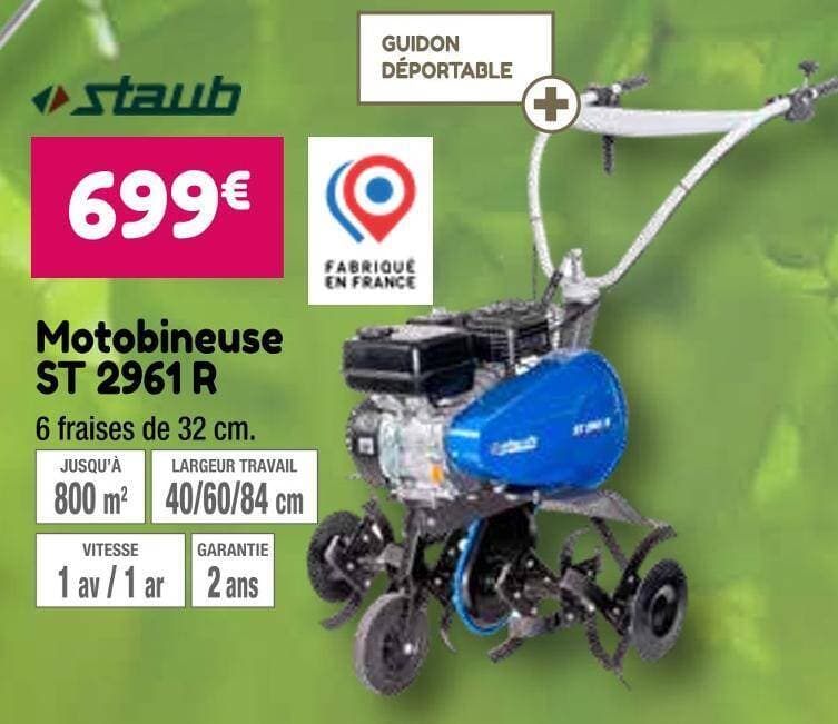 staub Motobineuse ST 2961 R