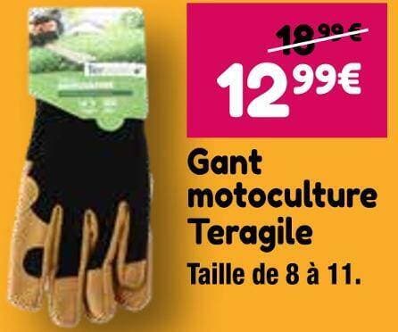 Teragile Gant motoculture