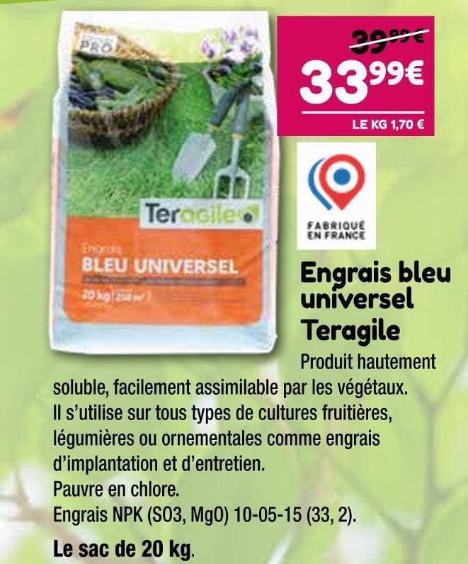 Teragile Engrais bleu universel