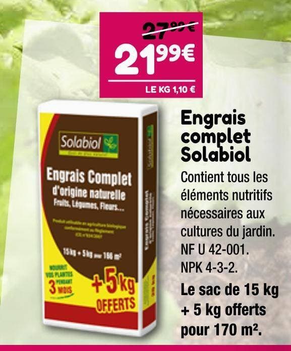 Solabiol Engrais complet